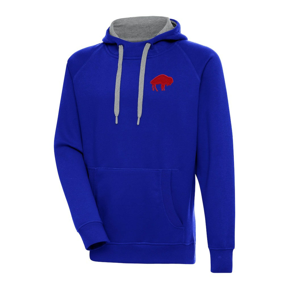 Buffalo Bills Adult Throwback Logo Victory Pullover Hoodie - Royal - NFL