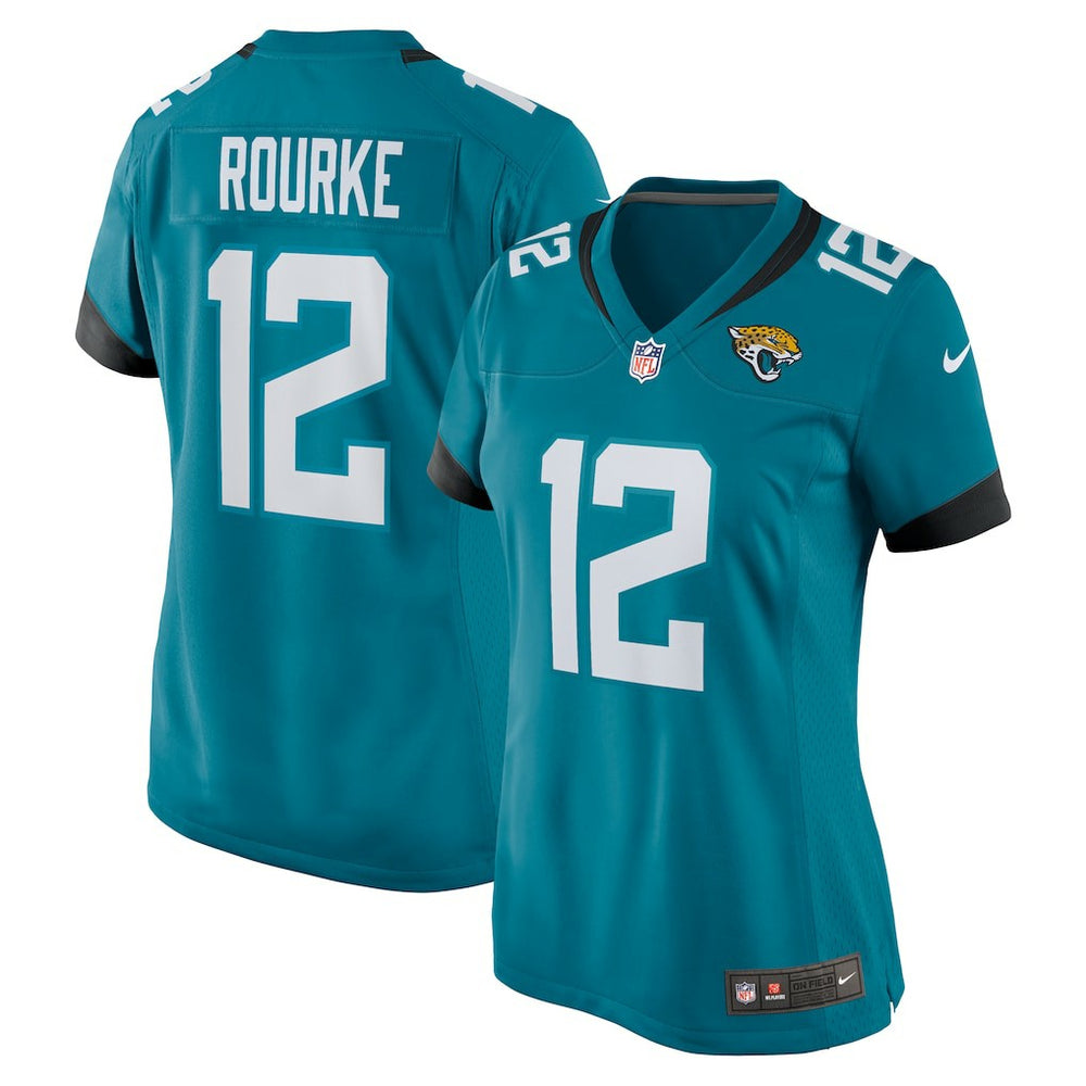 Nathan Rourke Jacksonville Jaguars Women's Team Game Jersey - Teal - Nike