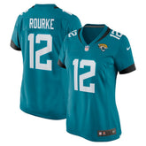 Nathan Rourke Jacksonville Jaguars Women's Team Game Jersey - Teal - Nike