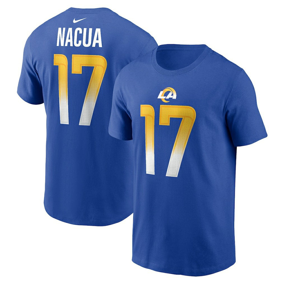 Puka Nacua Los Angeles Rams Player Name & Number T-Shirt - Royal - Nike