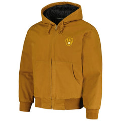 Milwaukee Brewers Dunbrooke Dakota Work Full-Zip Hoodie Jacket Online