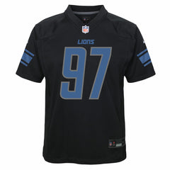 Aidan Hutchinson Detroit Lions Youth Game Jersey - Black - Nike