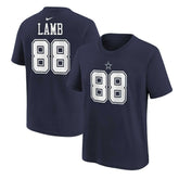 CeeDee Lamb Dallas Cowboys Preschool Player Name & Number T-Shirt - Navy - Nike