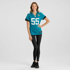 Dequan Jackson Jacksonville Jaguars Women's Game Jersey - Teal - Nike