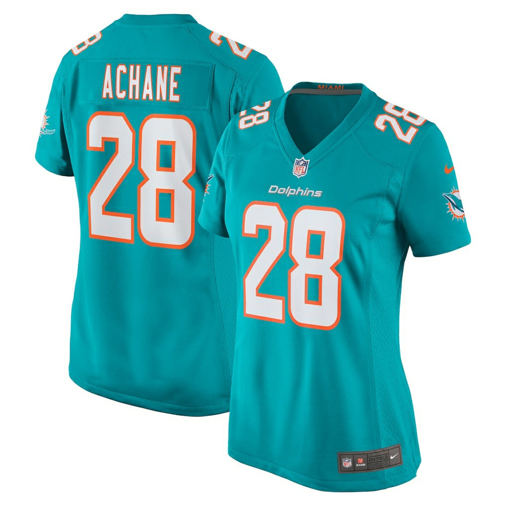 Devon Achane Miami Dolphins Women's Player Game Jersey - Aqua - Nike