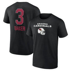 Budda Baker Arizona Cardinals Team Wordmark Player Name & Number T-Shirt - Black - NFL