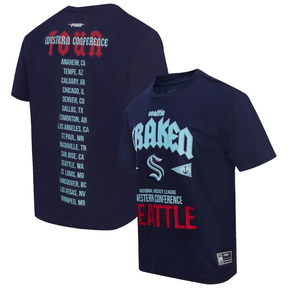 Seattle Kraken Pro Standard City Tour T-Shirt - Deep Sea Blue | NHL discount