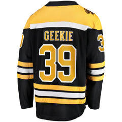 Morgan Geekie Boston Bruins Fanatics Home Breakaway Jersey - Black | Fanatics discount