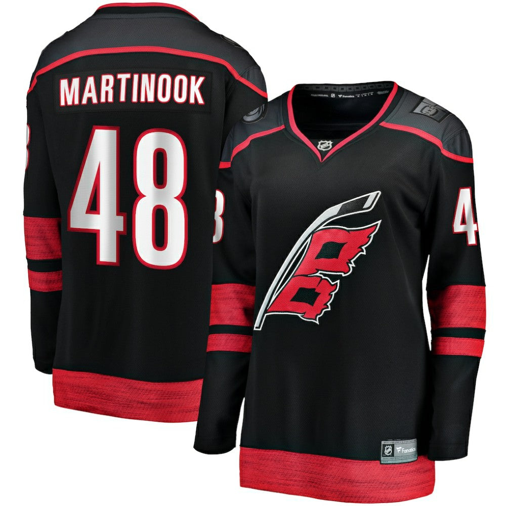 Jordan Martinook Carolina Hurricanes Fanatics Women's Home Breakaway Player Jersey - Black | Fanatics discount
