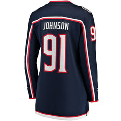 Kent Johnson Columbus Blue Jackets Fanatics Women's Home Breakaway Player Jersey - Navy | Fanatics on sale