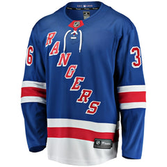 Anton Blidh New York Rangers Fanatics Home Breakaway Jersey - Blue | Fanatics Lifestyle