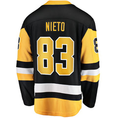 Matt Nieto Pittsburgh Penguins Fanatics Home Breakaway Jersey - Black | Fanatics Clearance