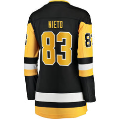 Matt Nieto Pittsburgh Penguins Fanatics Women's Home Breakaway Player Jersey - Black | Fanatics Clearance