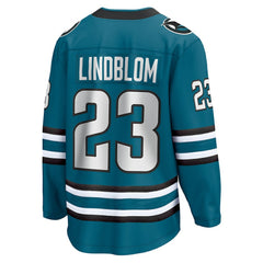 Oskar Lindblom San Jose Sharks Fanatics Home Breakaway Jersey - Teal | Fanatics near me
