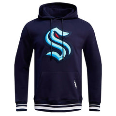 Seattle Kraken Pro Standard Retro Classic Fleece Pullover Hoodie - Deep Sea Blue | NHL online
