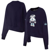 Seattle Kraken Pro Standard Women's Mascot Crewneck Pullover Sweatshirt - Deep Sea Blue | NHL sale