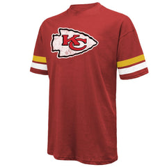 Travis Kelce Kansas City Chiefs Majestic Threads Name & Number Oversized Fit T-Shirt - Red - NFL