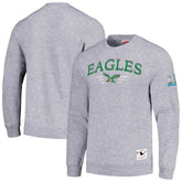 Philadelphia Eagles Rings 2.0 Pullover Sweatshirt - Gray - Mitchell & Ness