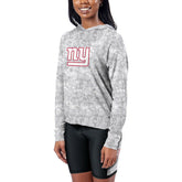 New York Giants Certo Women's Session Pullover Hoodie - Gray - NFL