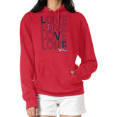 Boston Red Sox G-III 4Her by Carl Banks Women's Love Graphic Fleece Hoodie for sale