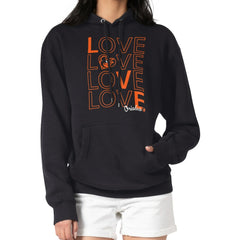 Baltimore Orioles G-III 4Her by Carl Banks Women's Love Graphic Fleece Hoodie Outlet