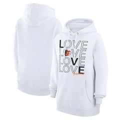 Baltimore Orioles G-III 4Her by Carl Banks Women's Love Graphic Fleece Hoodie Outlet