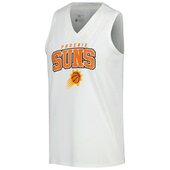 Phoenix Suns Levelwear Women's Paisley Peekaboo Tank Top White