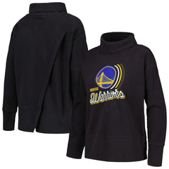 Golden State Warriors Levelwear Women's Sunset Pullover Sweatshirt Black