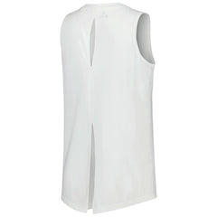 Los Angeles Lakers Levelwear Women's Paisley Peekaboo Tank Top White