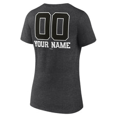 Minnesota Twins Women's Personalized Monochrome Name & Number V-Neck T-Shirt Online