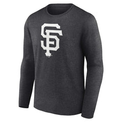 San Francisco Giants Personalized Monochrome Name & Number Long Sleeve T-Shirt Sale