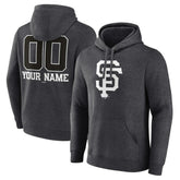 San Francisco Giants Personalized Monochrome Name & Number Pullover Hoodie Outlet