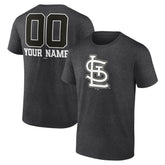 St. Louis Cardinals Personalized Monochrome Name & Number T-Shirt Outlet