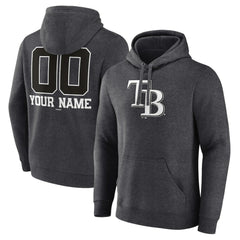 Tampa Bay Rays Personalized Monochrome Name & Number Pullover Hoodie Near Me