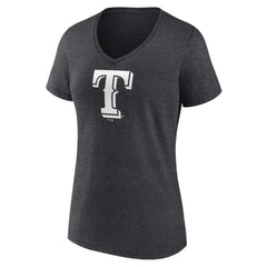 Texas Rangers Women's Personalized Monochrome Name & Number V-Neck T-Shirt Outlet