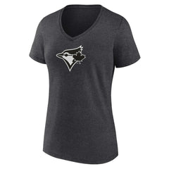 Toronto Blue Jays Women's Personalized Monochrome Name & Number V-Neck T-Shirt Outlet