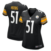 Nick Herbig Pittsburgh Steelers Women's Game Jersey - Black - Nike