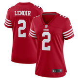 Deommodore Lenoir San Francisco 49ers Women's Game Jersey - Scarlet - Nike