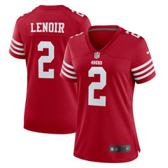 Deommodore Lenoir San Francisco 49ers Women's Game Jersey - Scarlet - Nike