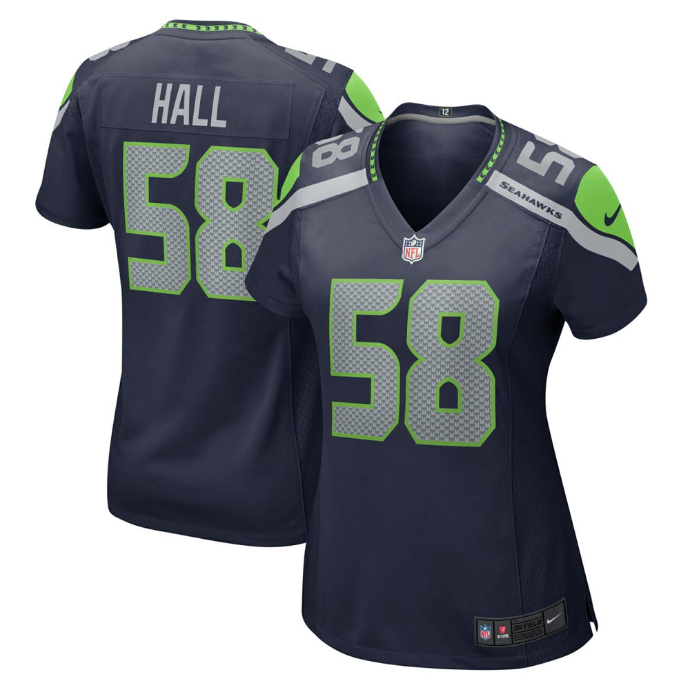 Derick Hall Seattle Seahawks Women's Team Game Jersey - College College Navy - Nike