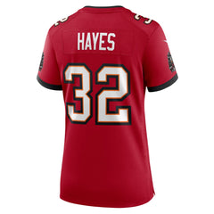 Josh Hayes Tampa Bay Buccaneers Women's Game Jersey - Red - Nike
