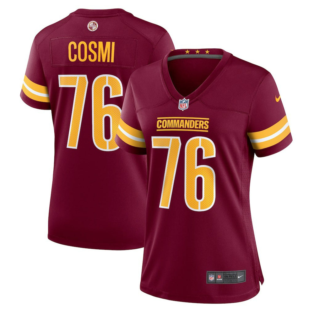 Sam Cosmi Washington Commanders Women's Game Jersey - Burgundy - Nike