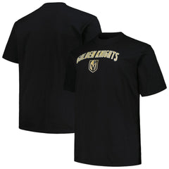 Vegas Golden Knights Profile Big & Tall Arch Over Logo T-Shirt - Black | NHL near me