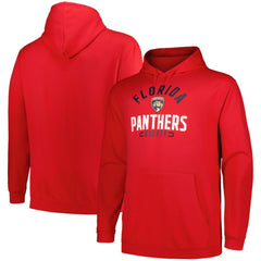 Florida Panthers Profile Big & Tall Arch Over Logo Pullover Hoodie - Red | NHL online