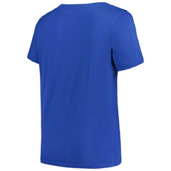 Tampa Bay Lightning Profile Women's Plus Size Arch Over Logo T-Shirt - Blue | NHL sale