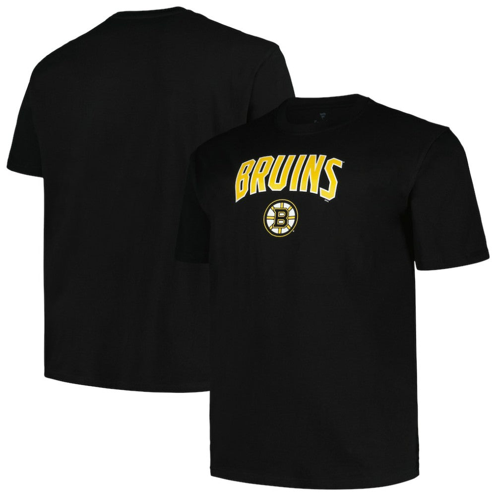 Boston Bruins Profile Big & Tall Arch Over Logo T-Shirt - Black | NHL sale