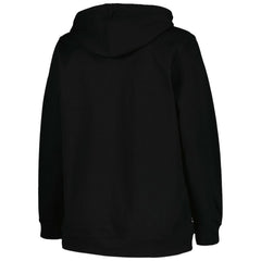 Boston Bruins Profile Women's Plus Size Arch Over Logo Pullover Hoodie - Black | NHL online