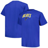 St. Louis Blues Profile Big & Tall Arch Over Logo T-Shirt - Blue | NHL sale