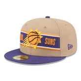 New Era Phoenix Suns 2024 NBA Draft 59FIFTY Fitted Hat Tan/Purple