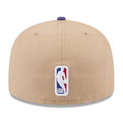 New Era Phoenix Suns 2024 NBA Draft 59FIFTY Fitted Hat Tan/Purple